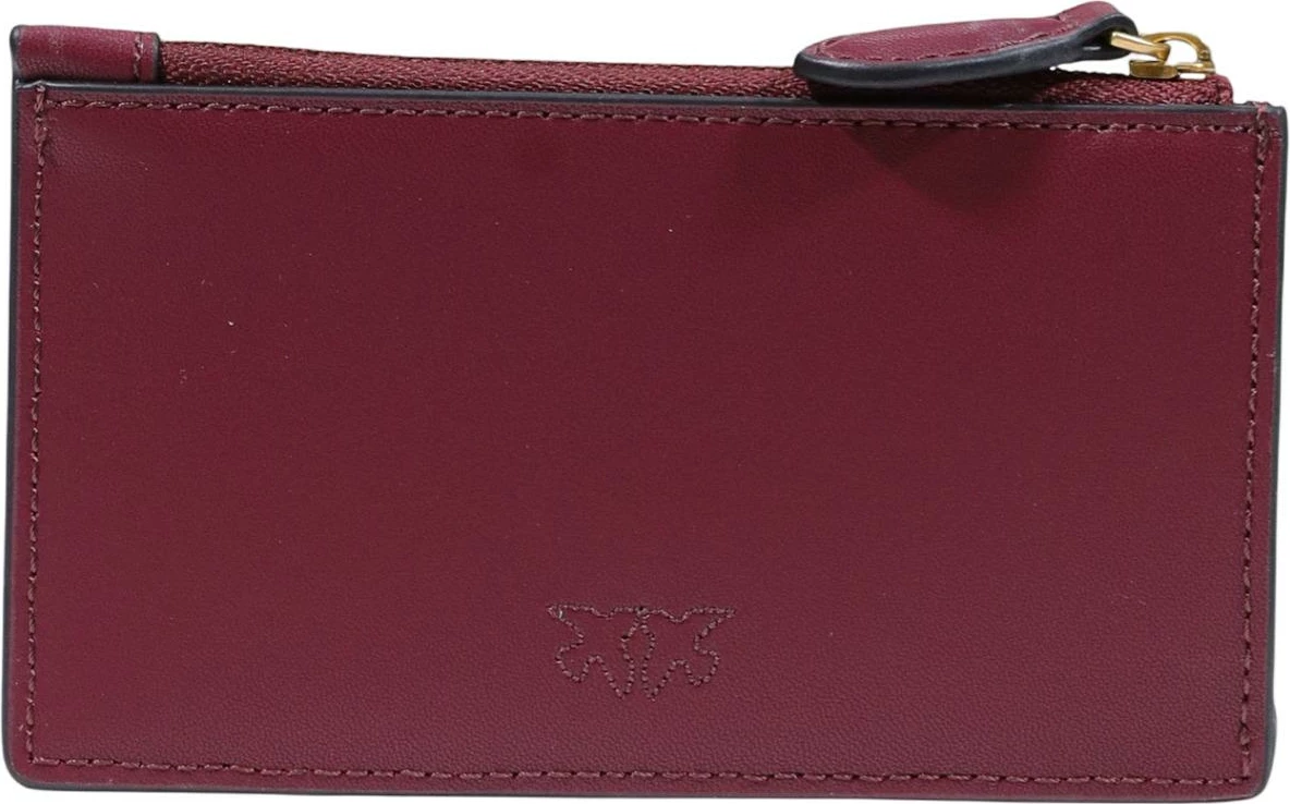 Portofol kartash Pinko Airone Vitello Seta 100251 A0F1 për femra, vjollcë rrushi