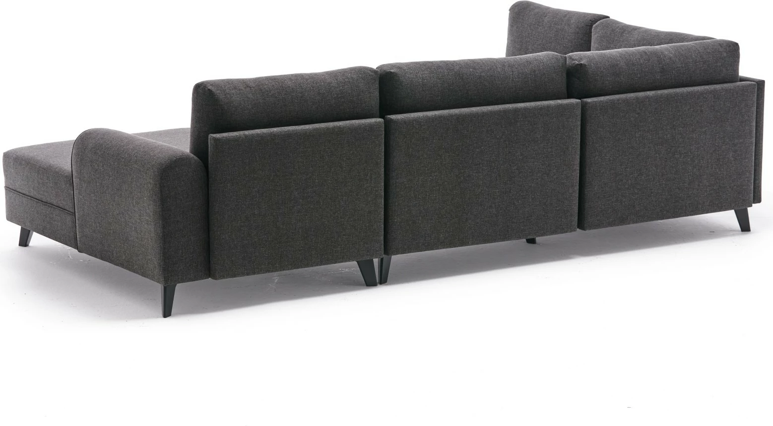 Kënd divan-krevat Belen, ngjyrë antracit, Atelier del Sofa
