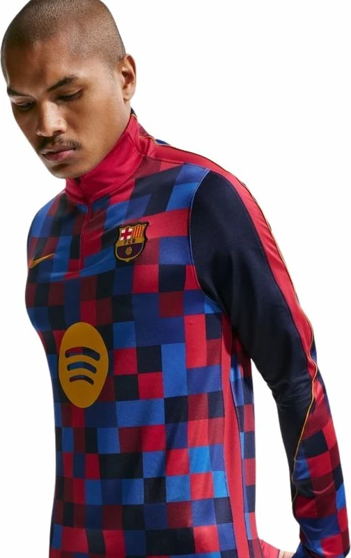 Fanellë për meshkuj Nike FC Barcelona Strike Home IQ1301-621, e kuqe dhe blu [Madhësia: S]