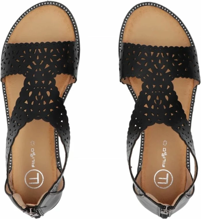 Sandale femra Filippo DS7889, të zeza [Madhësia: 36]