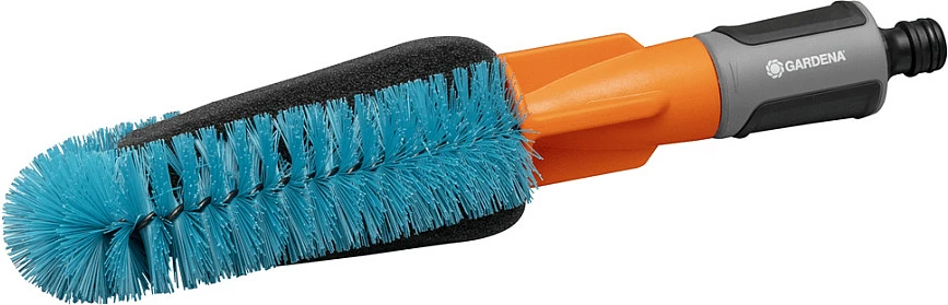 Set furçash pastrimi GARDENA Cleansystem Fahrrad Bürsten-Set, 294 mm, e zezë/gjelbër/gri/portokalli
