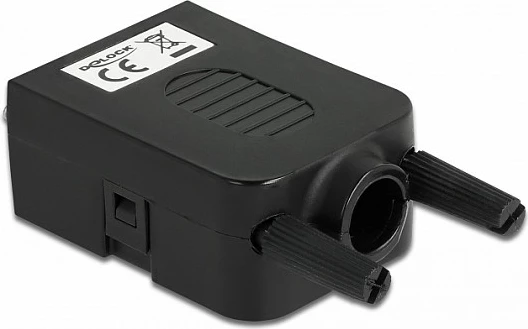 Adapter terminal bllok DeLOCK 66259, VGA 10-pin, AWG 26-18, zi/kaltër