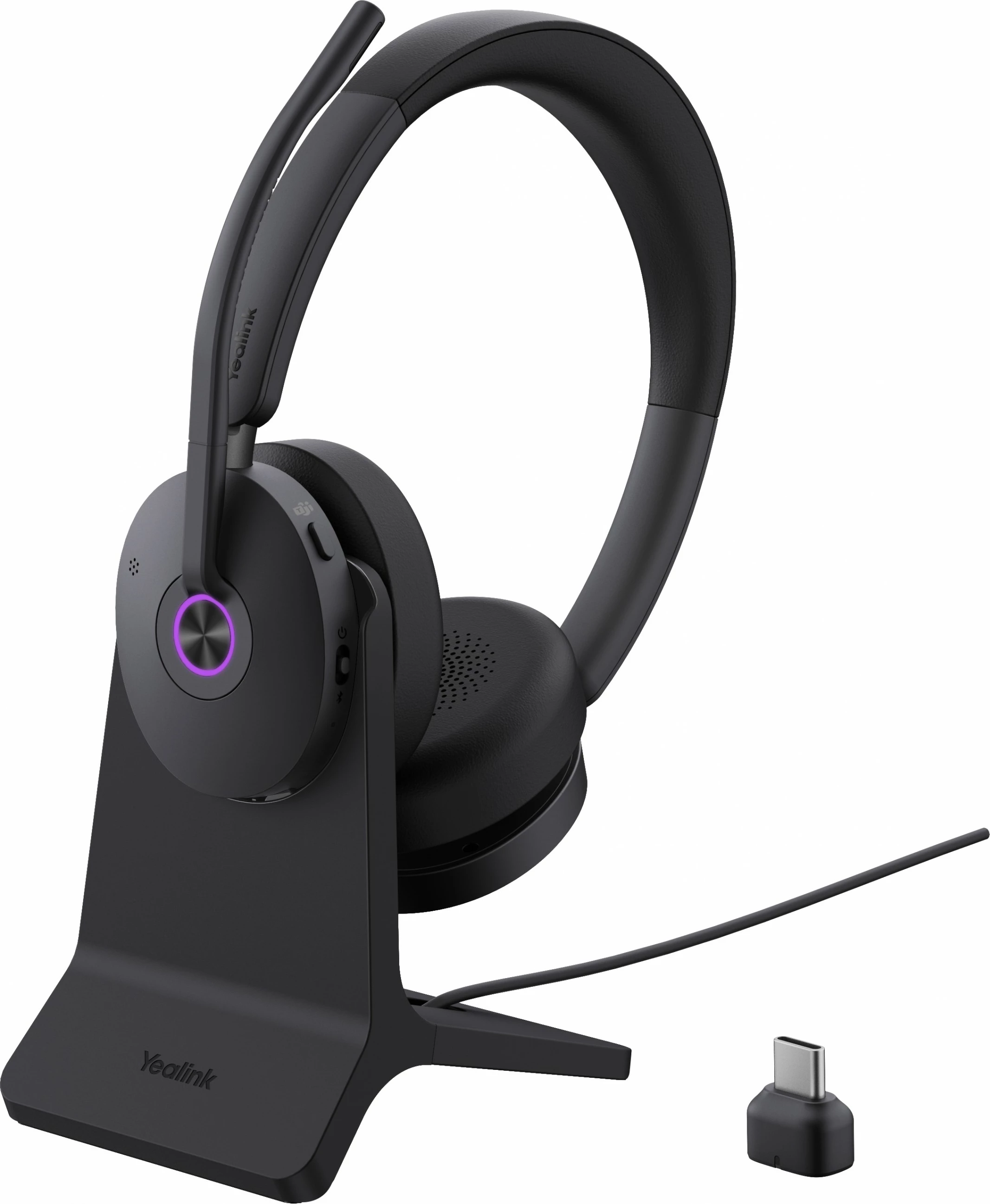 Kufje Yealink BH74, Bluetooth, ANC, USB-C/A, e zezë