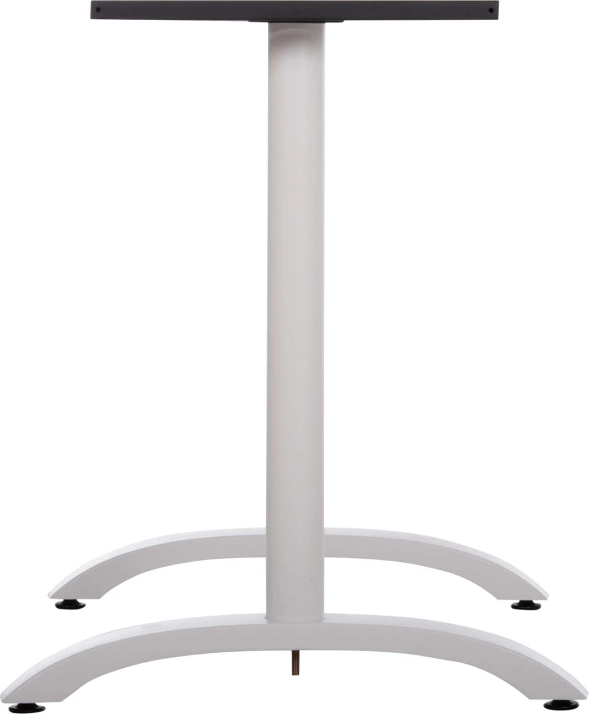 Baza për tavolinë metalike, e bardhë, me rregullues lartësie, 100x60x73cm