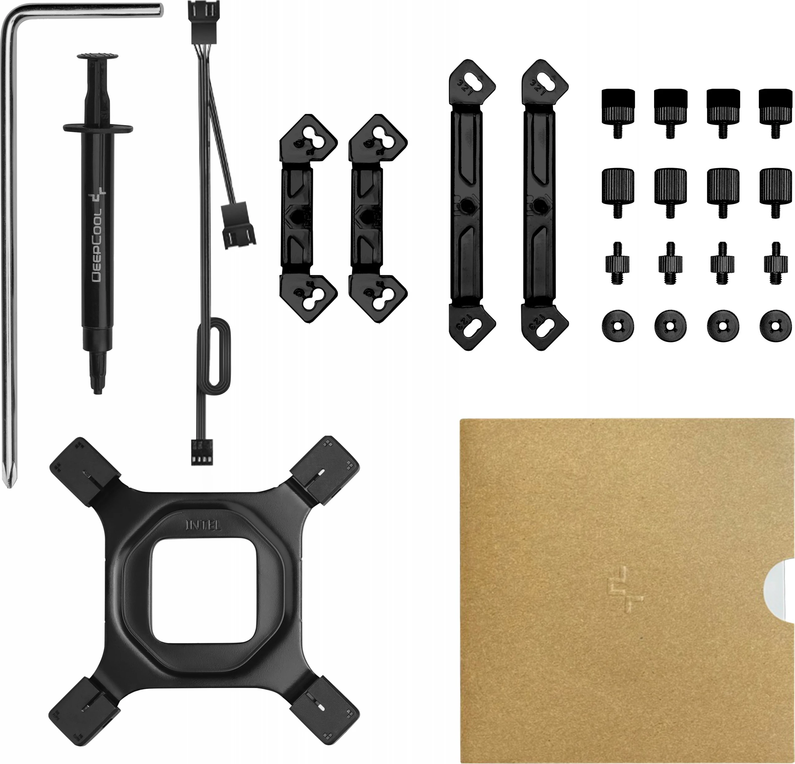 Ftohës ajri DeepCool AK620 ZERO DARK, 12 cm, 500-1850 RPM, i zi