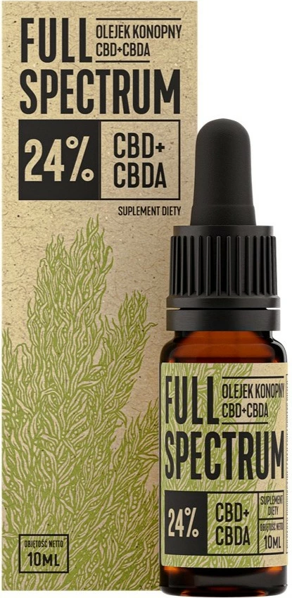 Vaj CBD me pika Full Spectrum CBD + CBDa 24%, 10ml