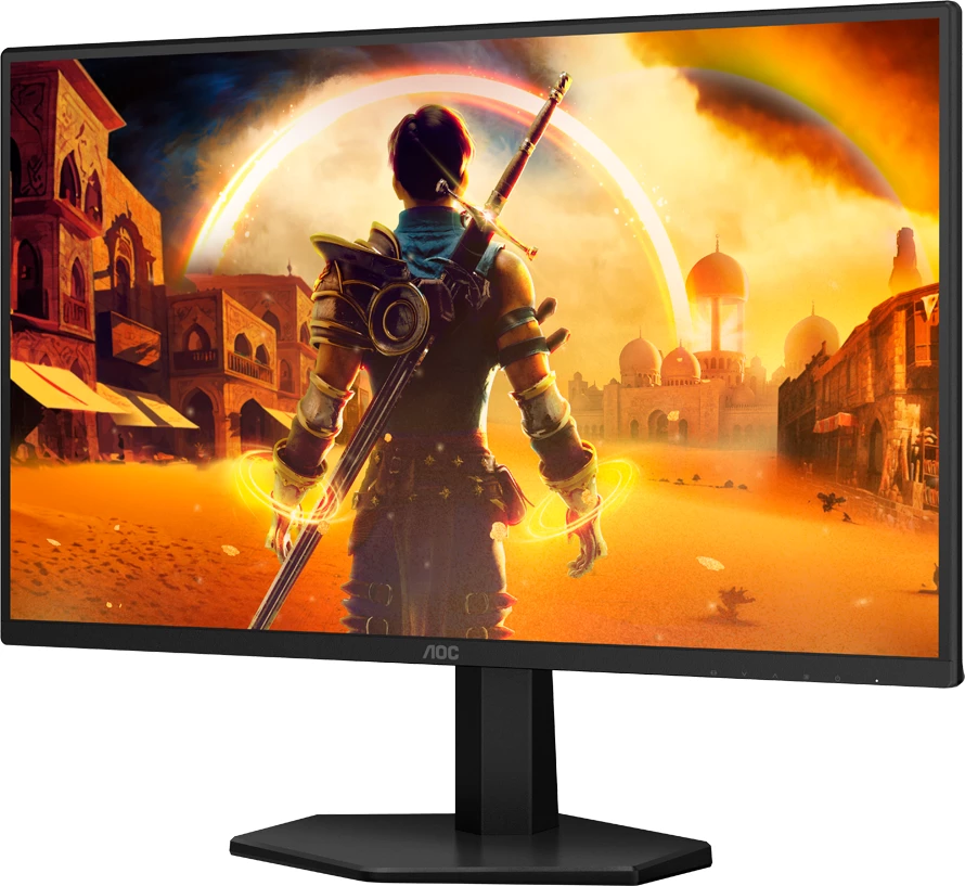 Monitor gaming AOC 25G42E 24.5\" FHD Fast IPS 180Hz 0.5ms HDR10 Adaptive Sync, zi/kuqe