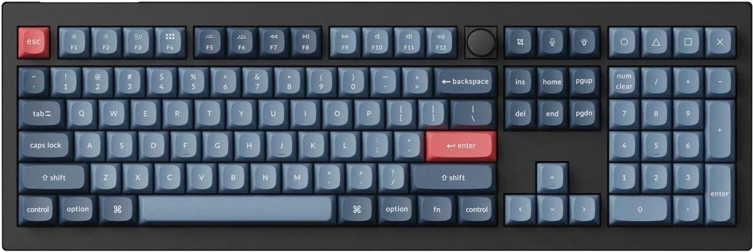 Tastierë Keychron V6 Max, Switcha Brown, Full Size, e zezë