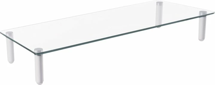 Mbajtëse monitori Neomounts NSMONITOR10, akrilik, 56x21x8 cm, transparent
