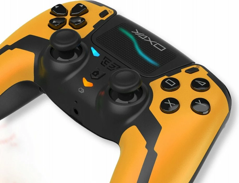 Kontroller wireless Yaxo Hornet Fury Elite Bluetooth 5.0 USB-C 1200mAh portokalli