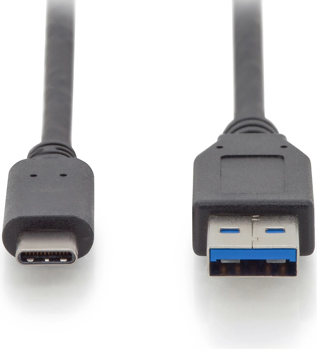 Kabëll USB C në USB A Digitus, 1m, 10 Gbit/s, i zi