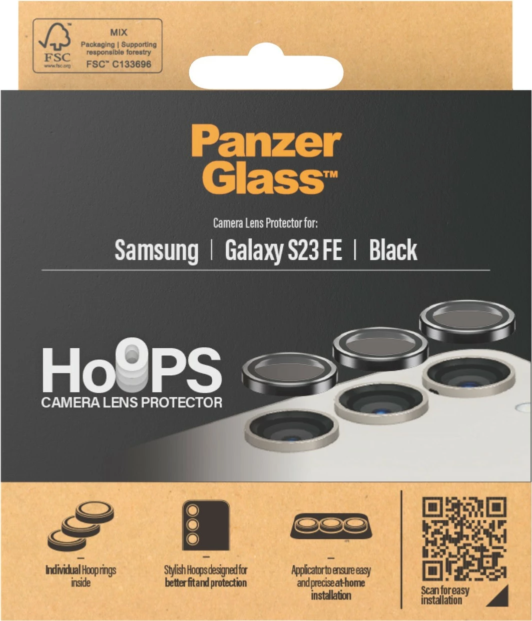 Mbrojtës lentash PanzerGlass për Samsung Galaxy S23 FE