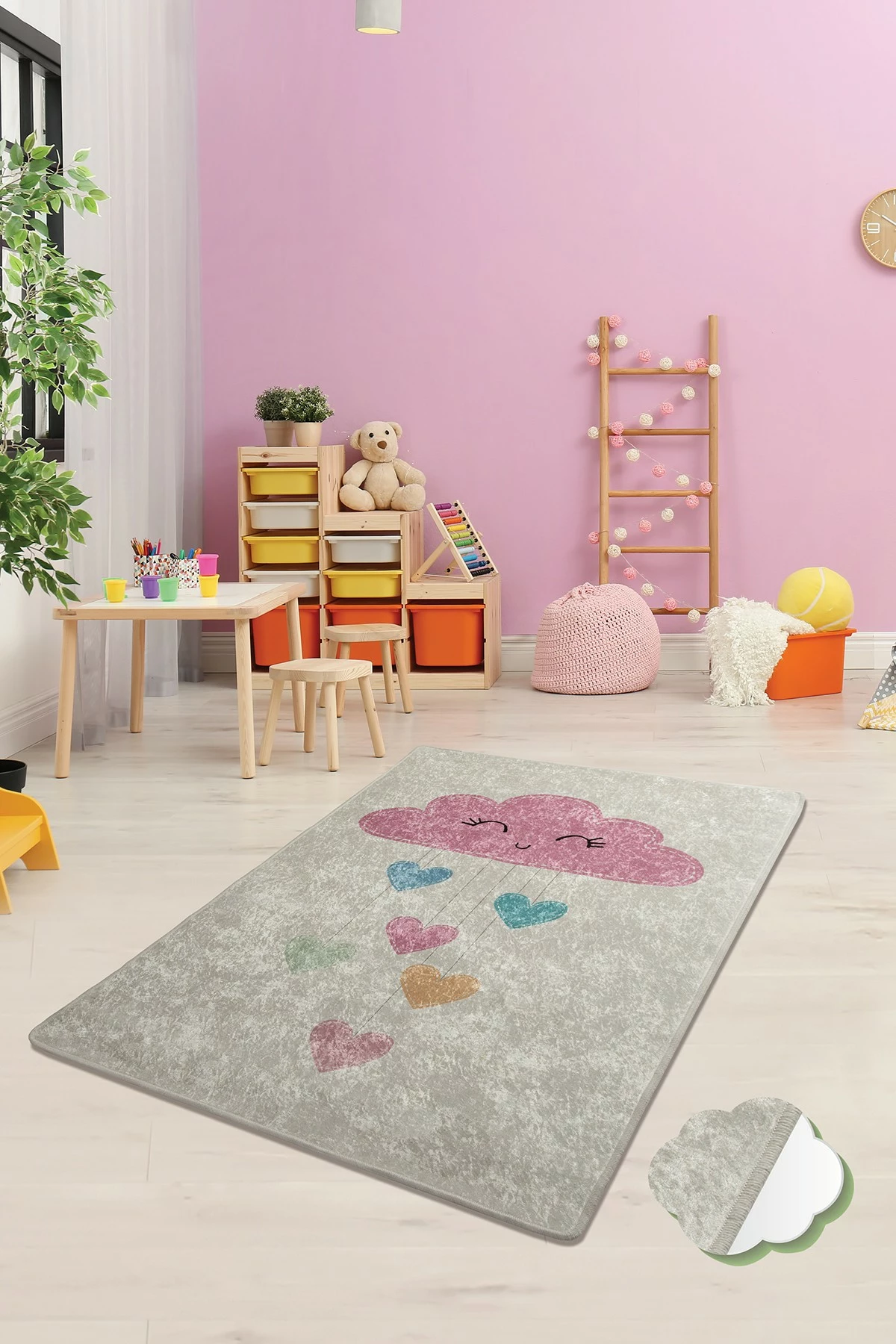 Qilim për fëmijë, Baby Cloud, ecru, 140x190cm, Conceptum Hypnose