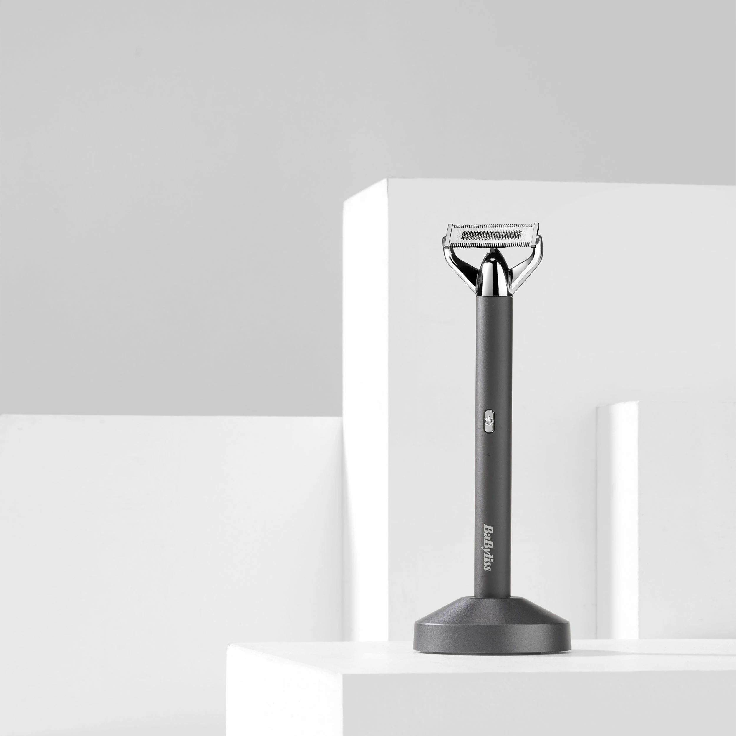 Trimmer për mjekër BaByliss Super-X Metal OT996E, 0.2-5 mm, i papërshkueshëm nga uji IPX7, gri, set me krehëra dhe bazë