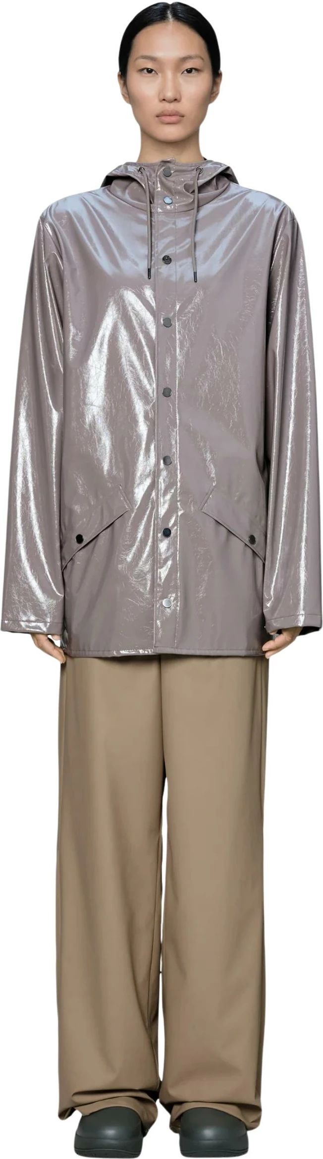 Jakne shiu për meshkuj Rains Jacket W3 12010, vjollcë/taupe [Madhësia: M]