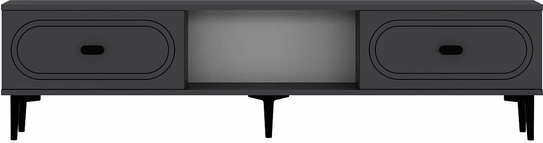 Komodë TV Skye Decor, ngjyrë antracit, 150x40.6x29.6cm