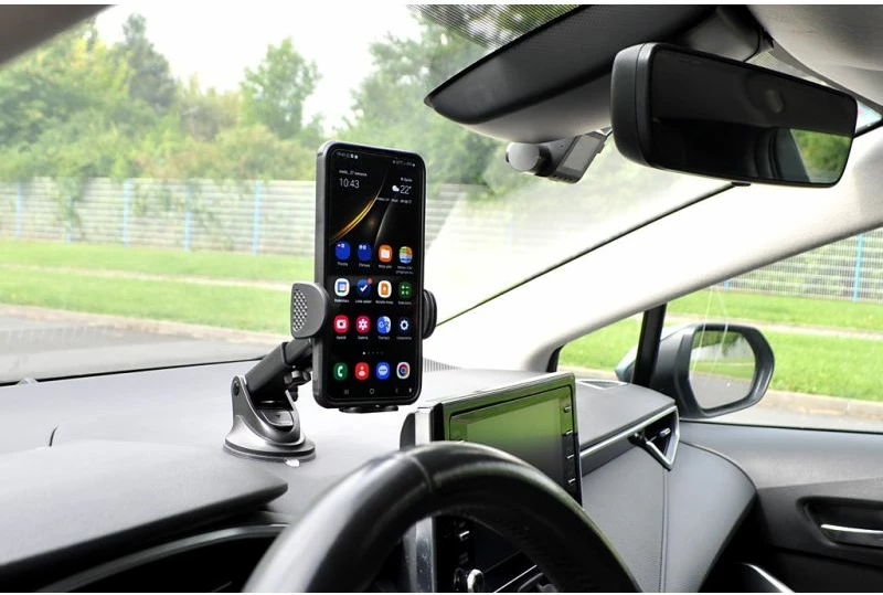 Mbajtës telefoni për veturë iBox, i zi