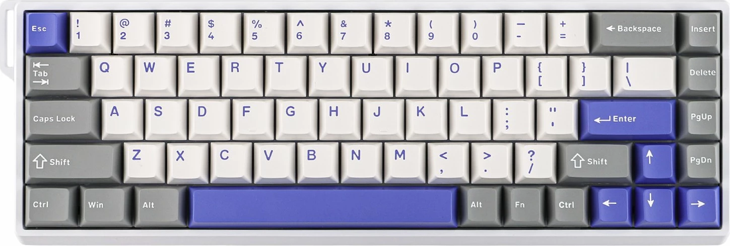 Tastierë gaming mekanike Aula Win68 HE AUW68-WGB-WC, 65% (68 taste), WingChun Switch, RGB, USB, US layout, vjollcë