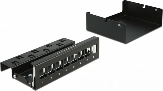 Patch panel Keystone DeLOCK 8 porta, metal, i zi