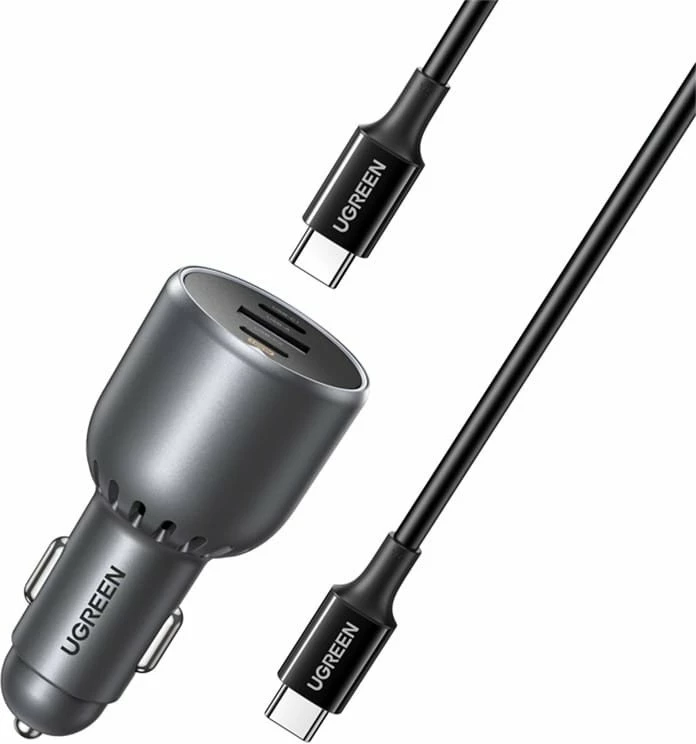 Karikues makine Ugreen EC705, 130W, 2x USB-C + USB-A, kabllo USB-C 1m 5A, i zi