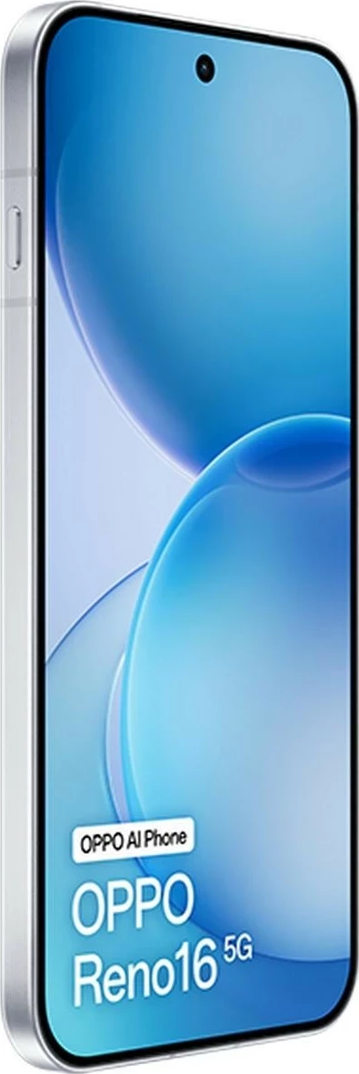 Celular OPPO Reno16 5G, 8GB RAM, 256GB, i bardhë