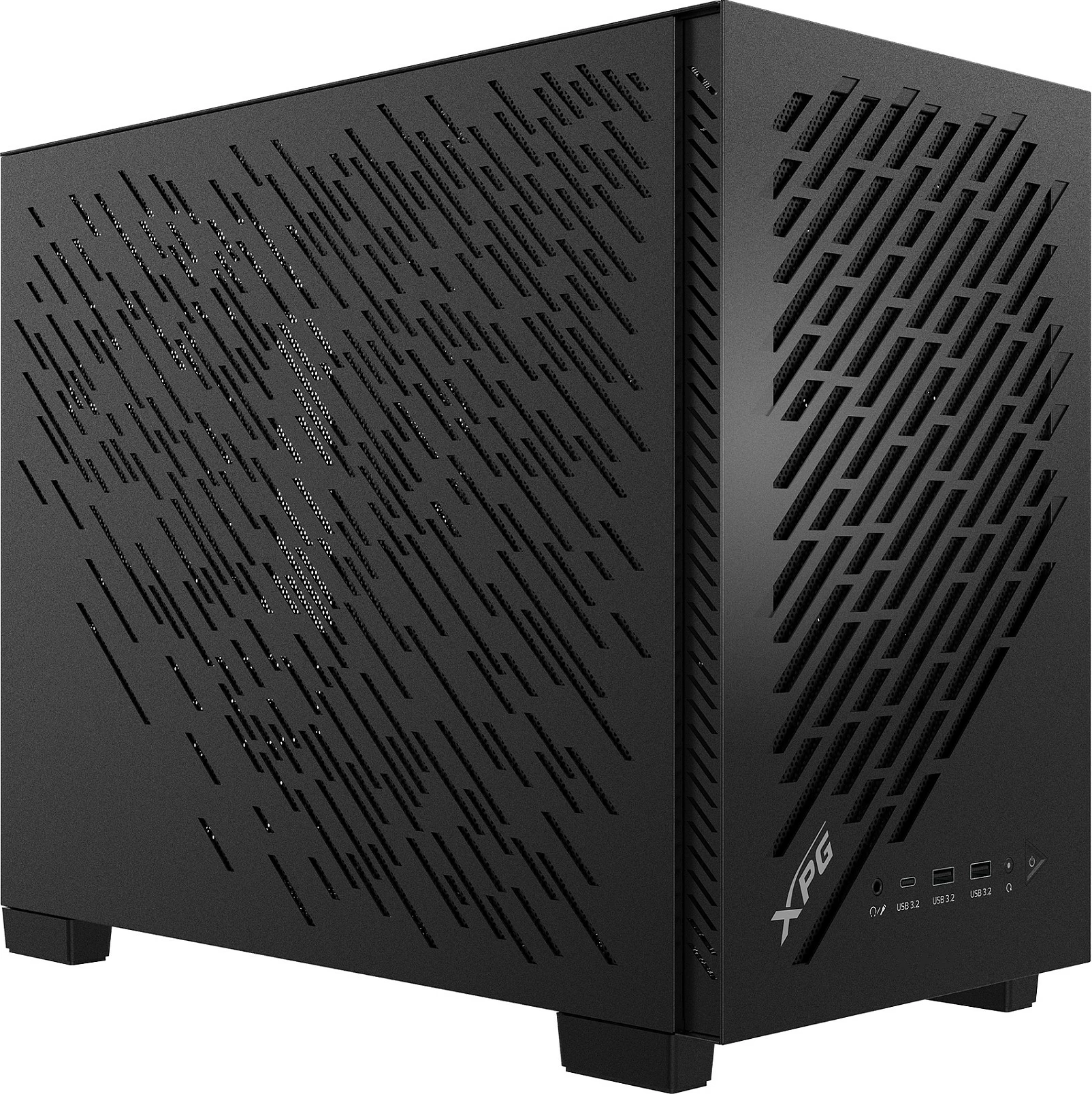 Kasë XPG VALOR AIR NANO, Midi Tower, micro ATX/Mini-ITX, USB-C, e zezë