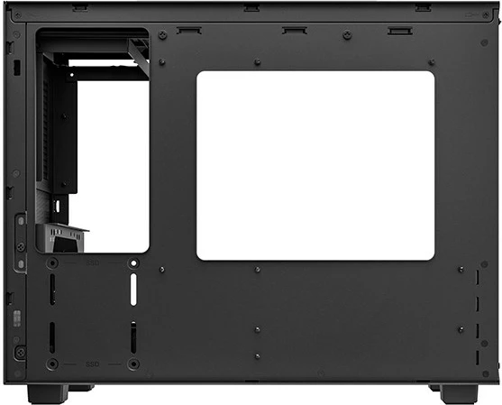 Kasë DeepCool CH160 PLUS Small Form Factor, xham i temperuar, e zezë