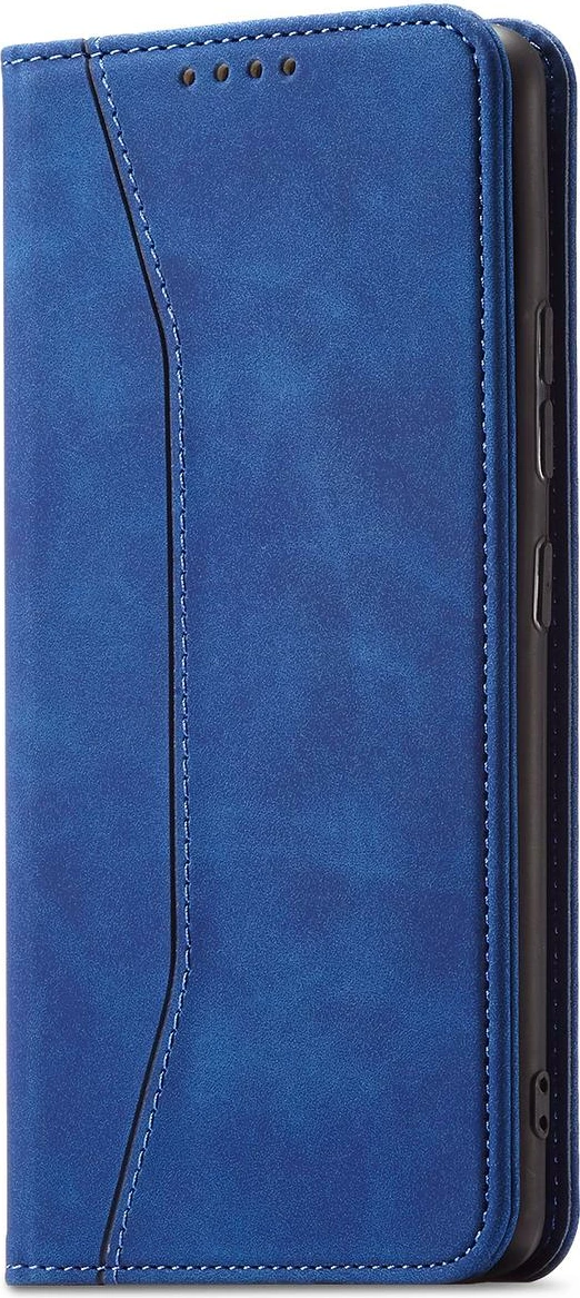 Mbështjellës Hurtel Magnet Fancy Case për Samsung Galaxy S22+, portofol, blu