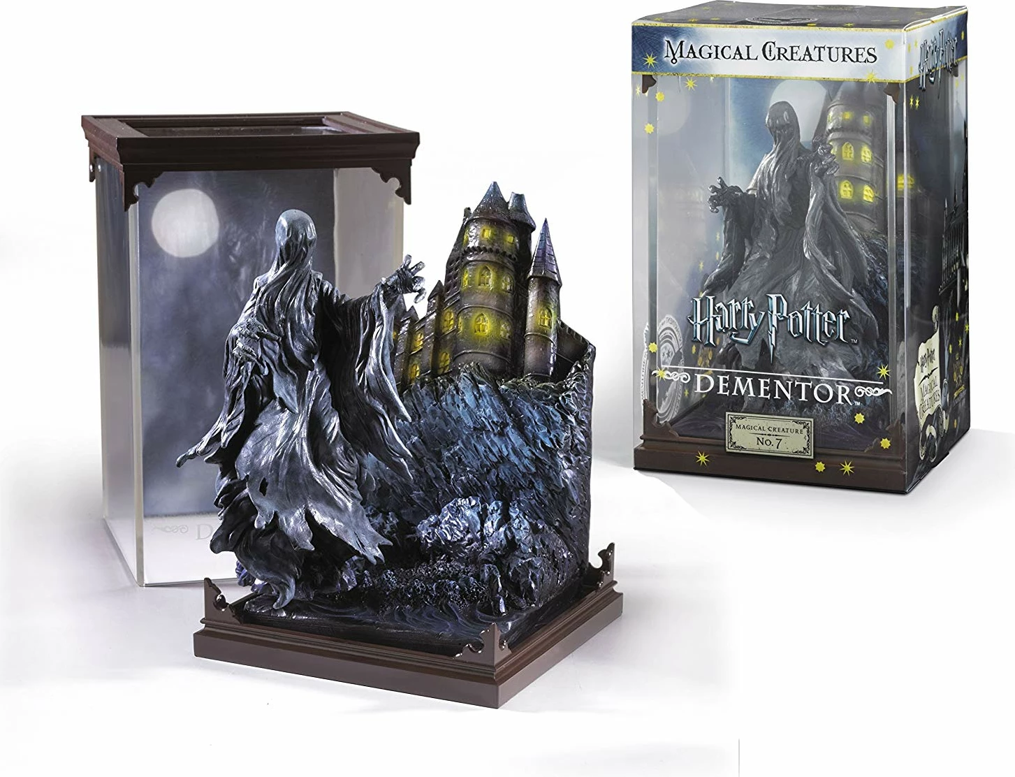 Figurinë koleksionuese Noble Collection Harry Potter Magical Creatures Dementor 18.5 cm me kuti akrilike