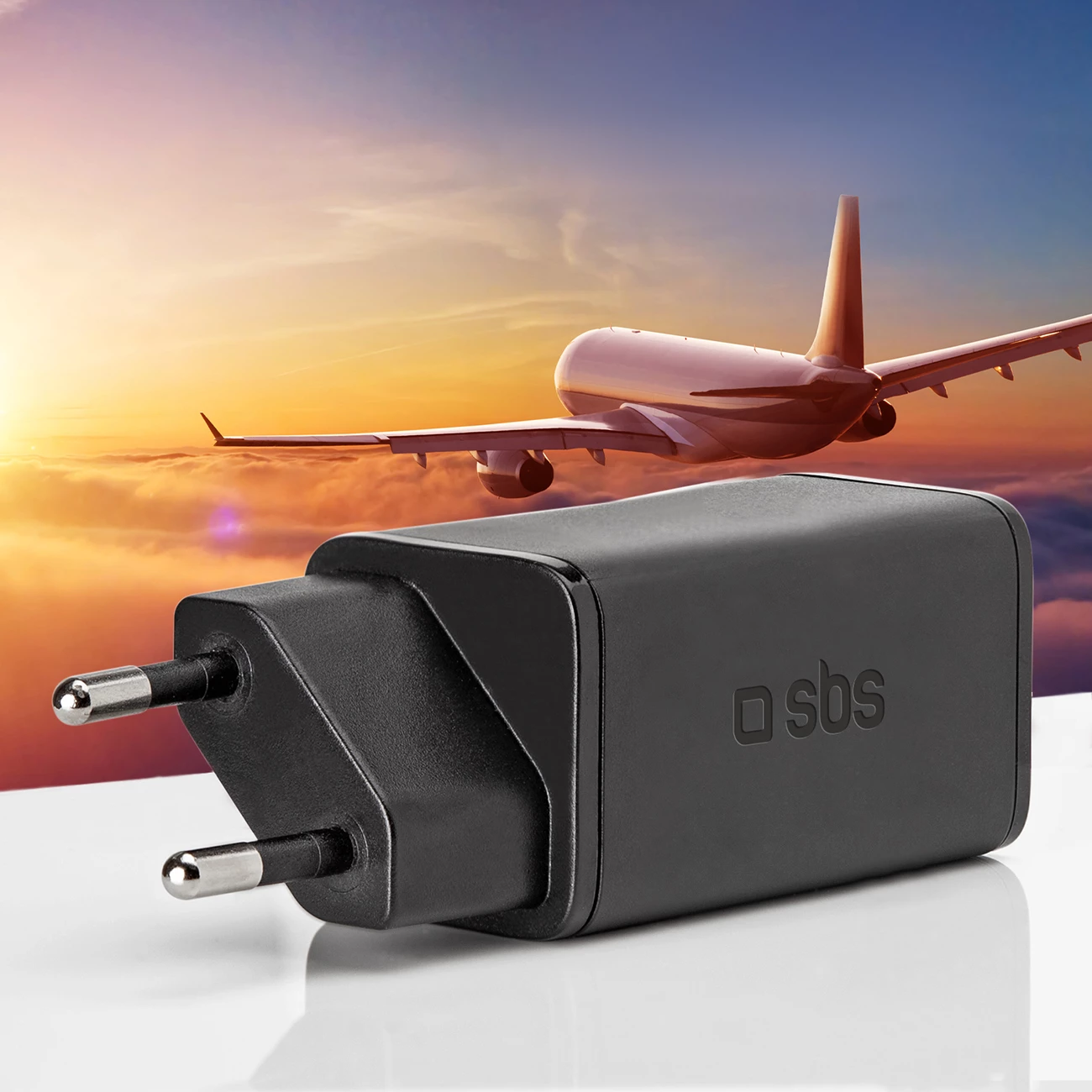 Karikues rrjeti SBS TETRGAN1C65W, 65W, GaN, USB-C, i zi