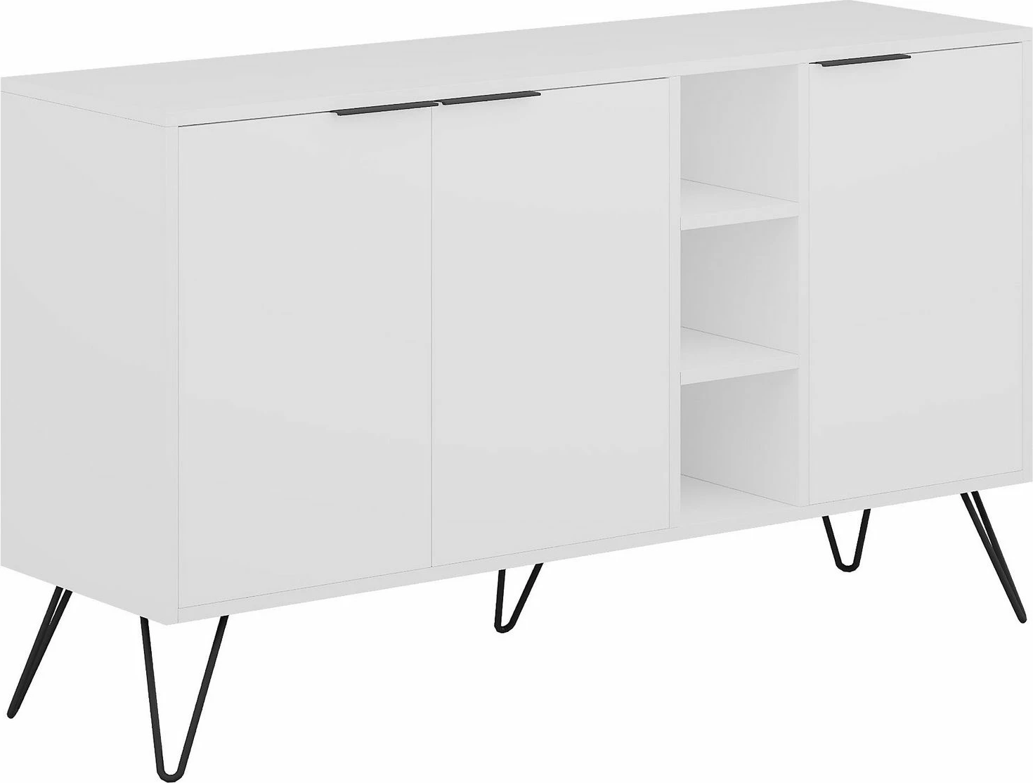 Konsolë moderne, ngjyrë e bardhë, Skye Decor, Clara
