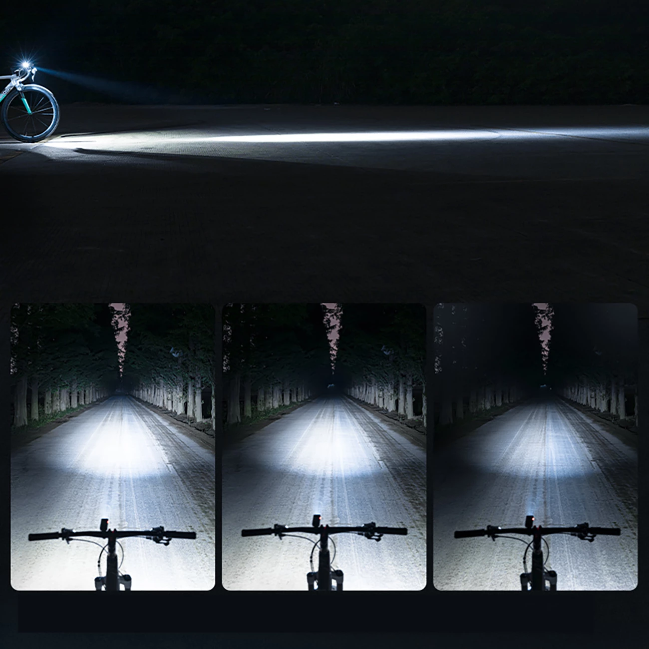 Dritë përpara biçiklete Rockbros 24310006001, 400 lm, 2000 mAh, e zezë, me kabllo micro USB