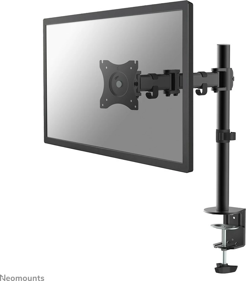 Krah monitori Neomounts NM-D135BLACK, për tavolinë, 10-27 inç, rregullim lartësie, ngjyrë e zezë