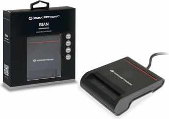 Lexues kartelash ID Conceptronic Smart, USB 2.0, Plug & Play, i zi