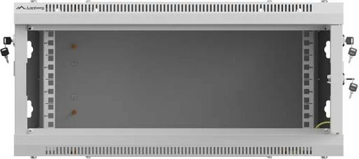 Kasë rack LANBERG 19" 4U, 600x450mm, metalike, ngjyrë hiri