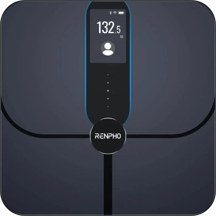 Peshore smart për analizë trupi RENPHO Elis Nova WiFi (PEU-R-A031) 180 kg, WiFi/Bluetooth, ekran 3.5\", e zezë