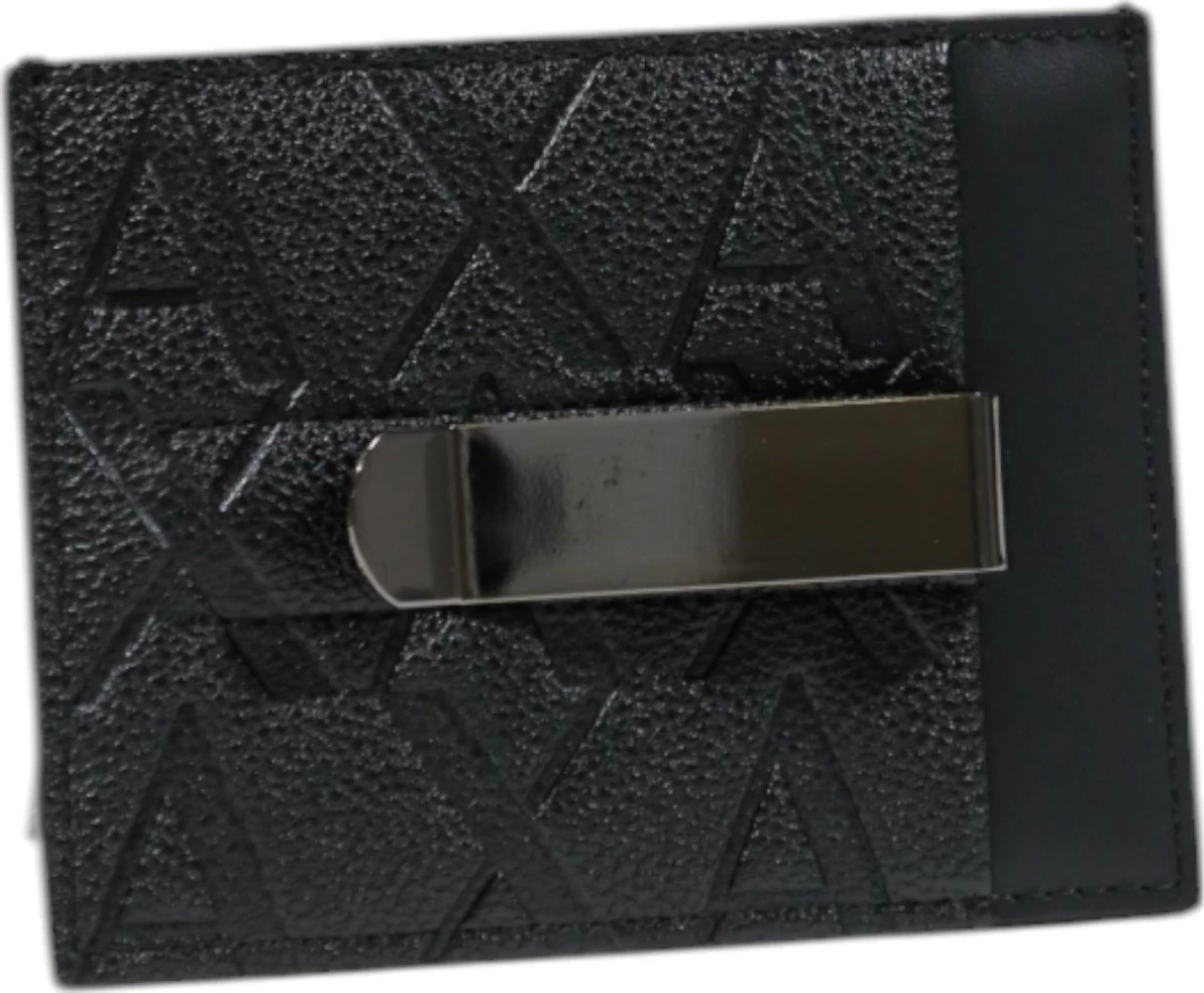 Kuletë kartash për meshkuj Armani Exchange XM000880 AF12133, e zezë