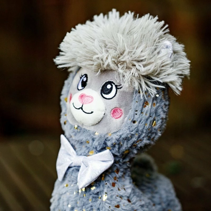 Lodër pelushi alpaka InnoGio InnoGIO Alpaca 30 cm, gri