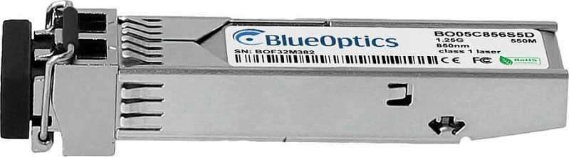 Modul transceiver SFP BlueOptics ITFZTCHSX-BO, 1.25Gbps 1000BASE-SX, LC, 850nm, 550m, argjend