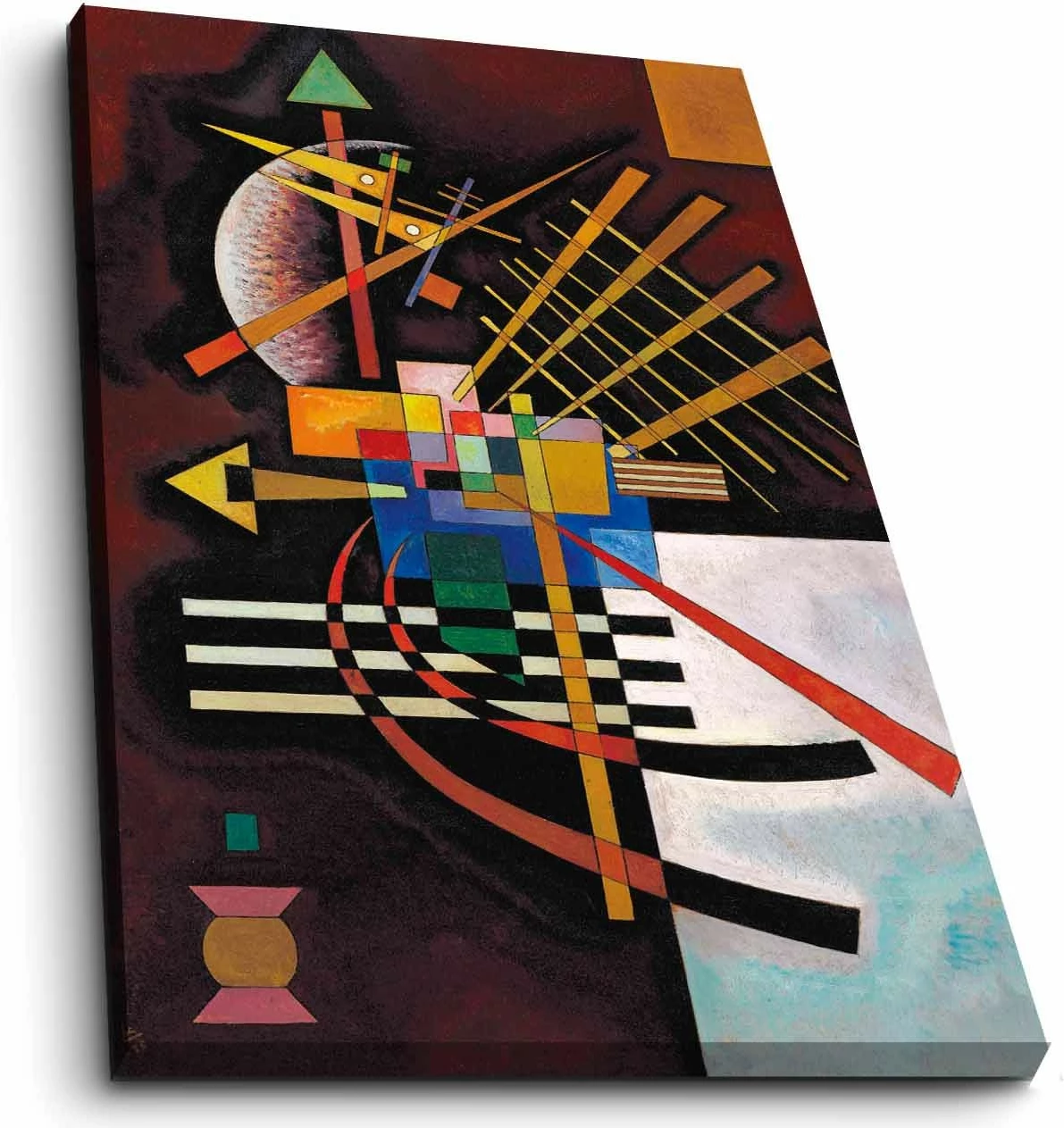 Pikturë dekorative në kanavacë, Wallity FAMOUSART-031, shumëngjyrëshe, 45x70cm