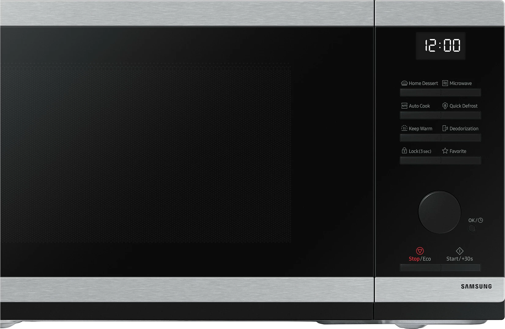 Mikrovalë Samsung MS23DG4504AT, 23 L, 800 W, inox/zezë
