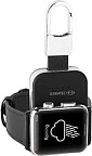 Karikues pa kabllo TerraTec Charge Air Key, për Smartwatch, Micro-USB, i zi/argjendtë