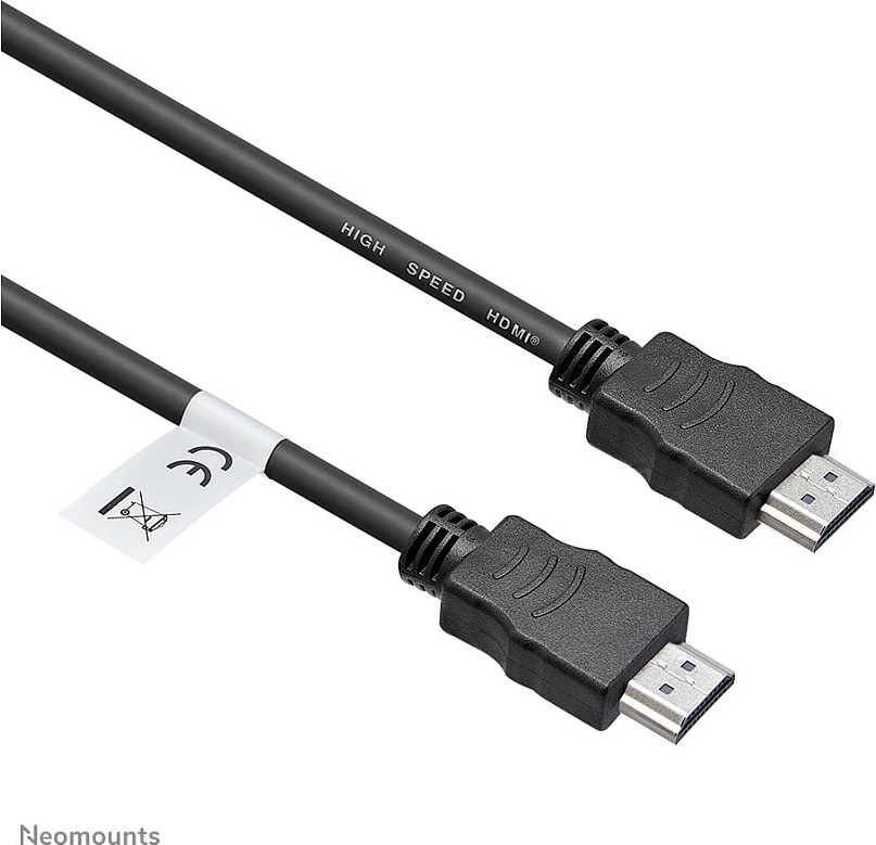 Kabllo HDMI Neomounts HDMI6MM, 2 m, HDMI 1.4, 10.2 Gbps, e zezë