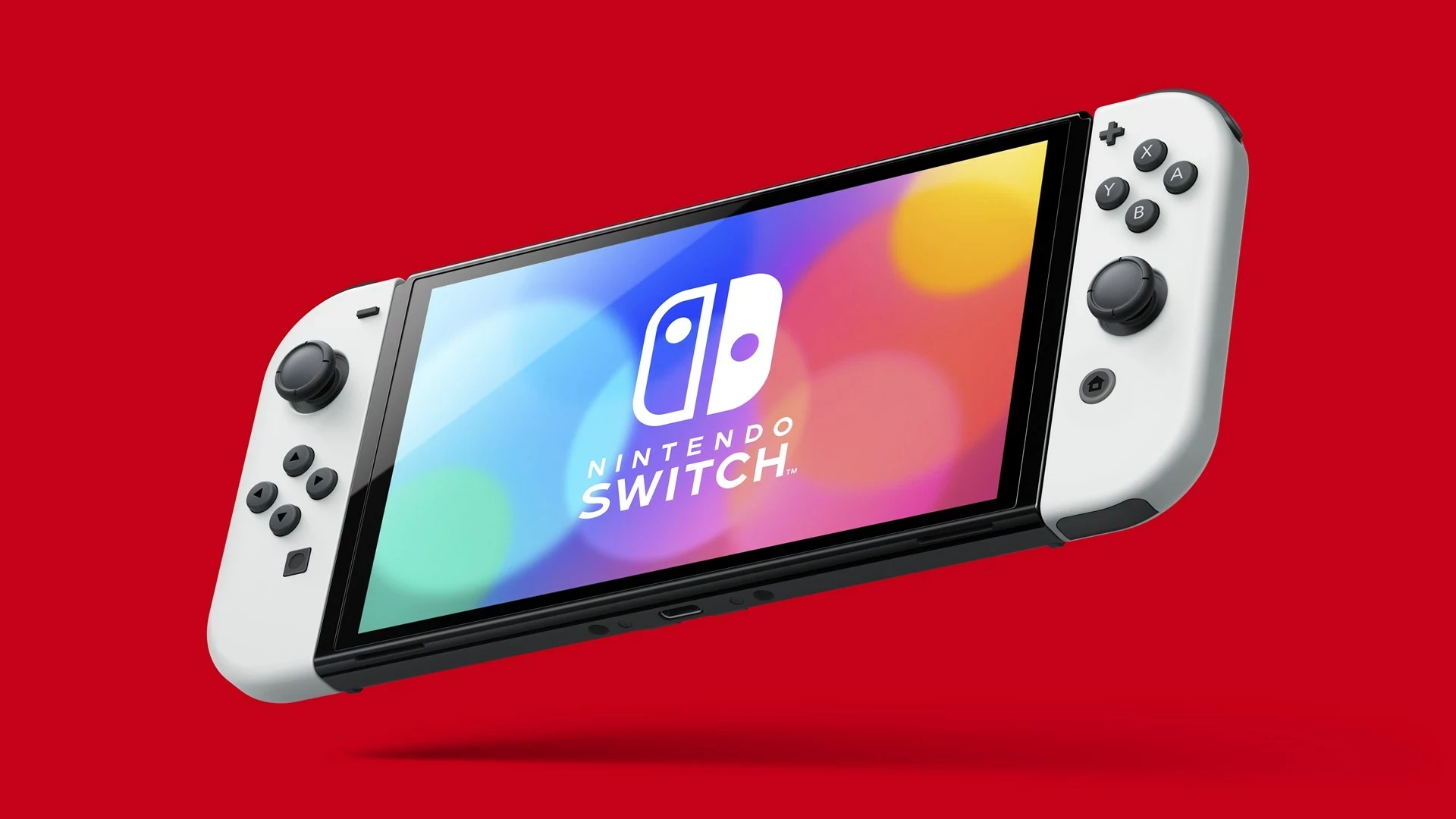 Konzolë portabile Nintendo Switch OLED, 7", 64 GB, Wi-Fi, E bardhë