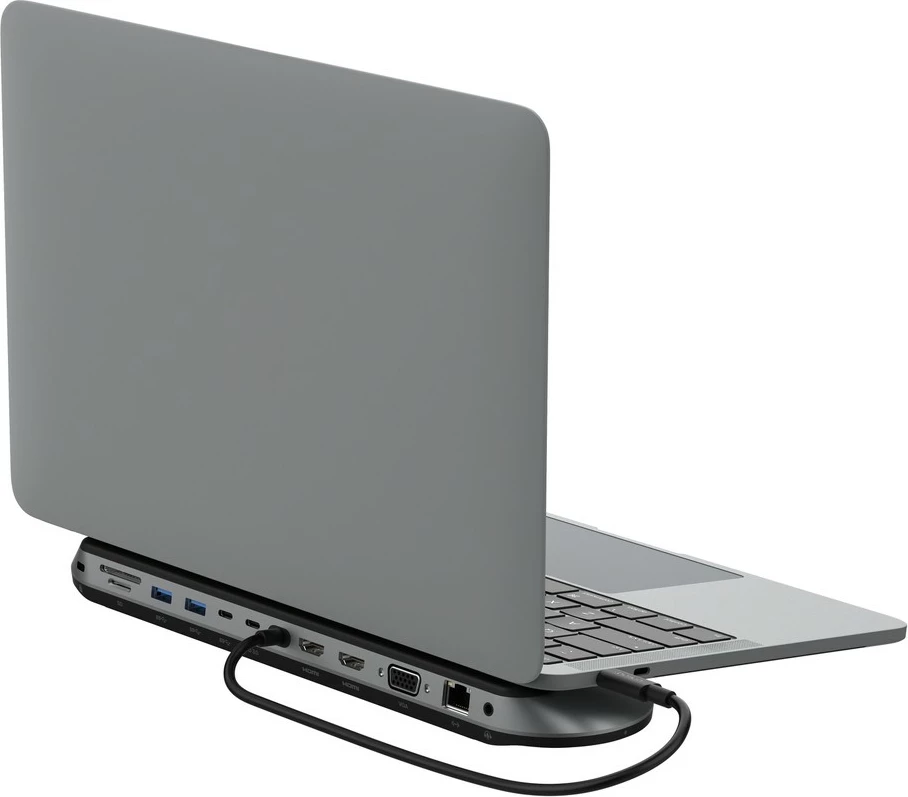 Dock Belkin INC014BTSGY, USB 3.2 Gen 2, 100 W, i zi, i hirtë