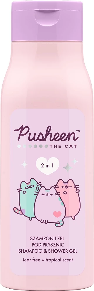 Shampon & xhel dushi 2-në-1 për fëmijë Pusheen, 400ml
