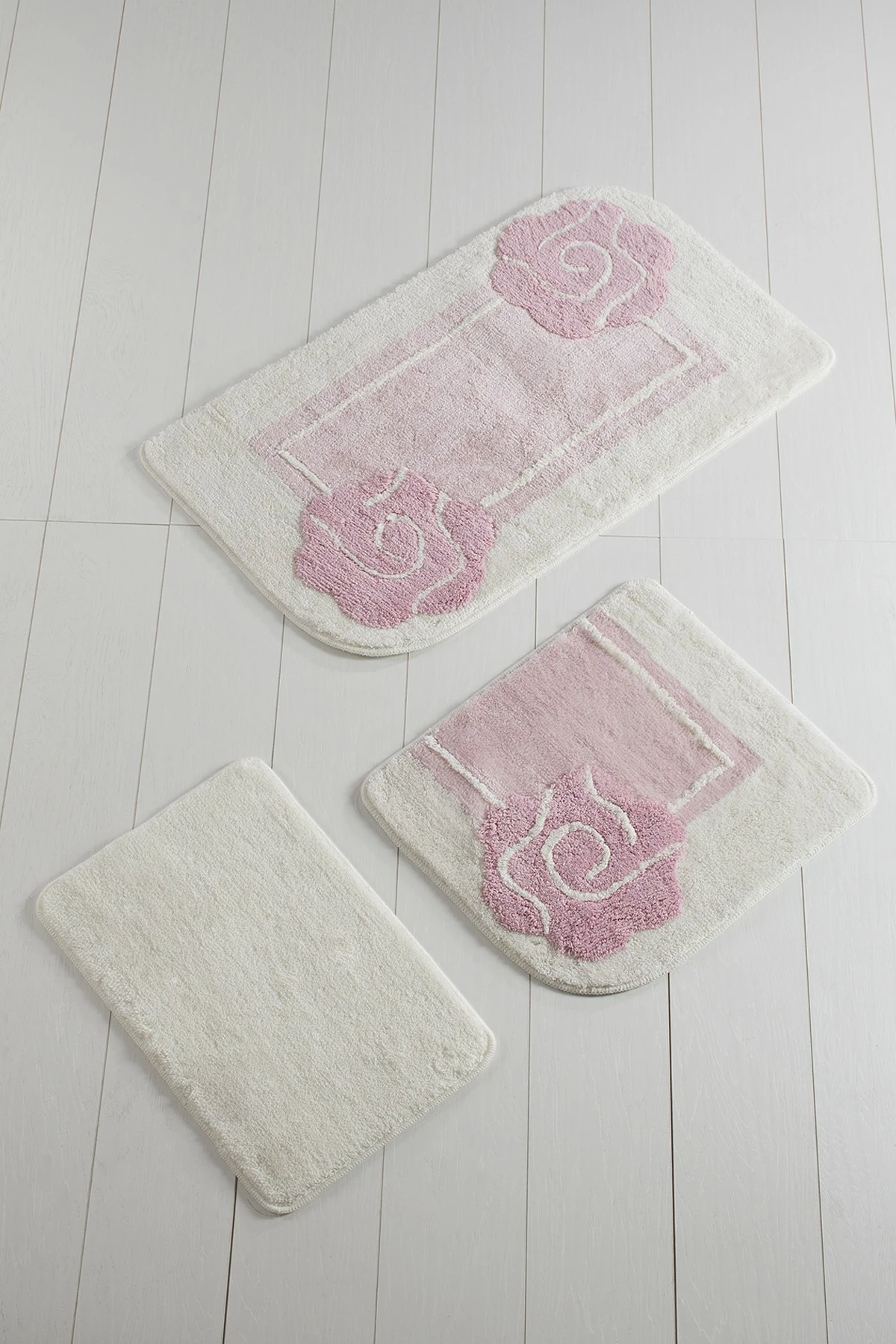 Set tapetash për banjo, akrilik, 3 copë, Mijolnir, Dolce, rozë