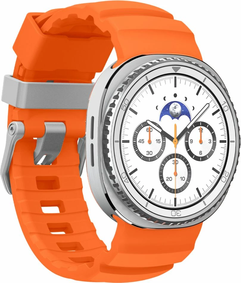Rrip silikoni Spigen WBS2 për Samsung Galaxy Watch 8/8 Classic 40/44/46 mm, portokalli, 1 copë