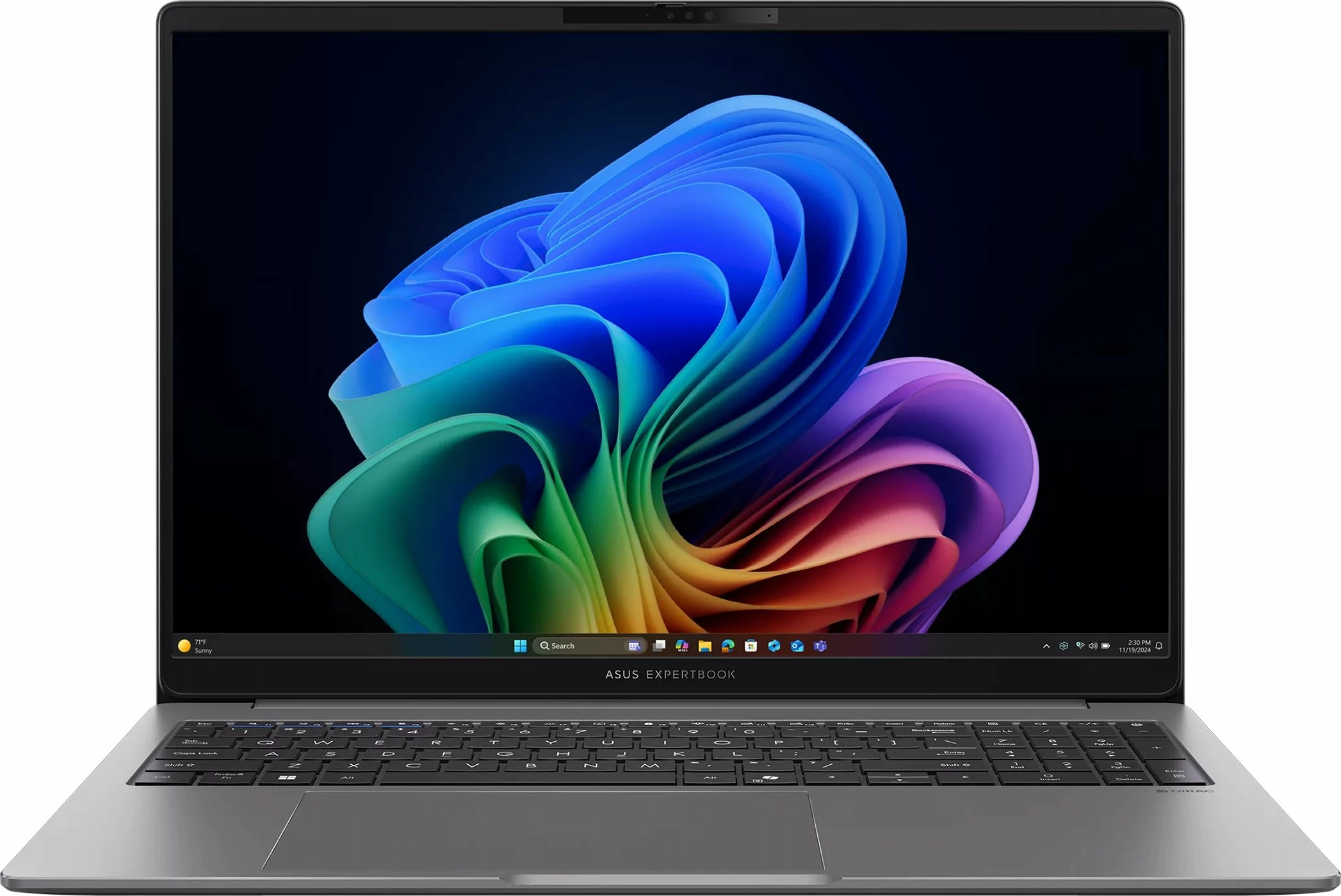 Laptop Asus ExpertBook PM3 PM3406 (PM3406CKA-NZ0142X), Ryzen AI 7 350, 16GB RAM, 512GB SSD, 14\" WQXGA, Windows 11 Pro, gri