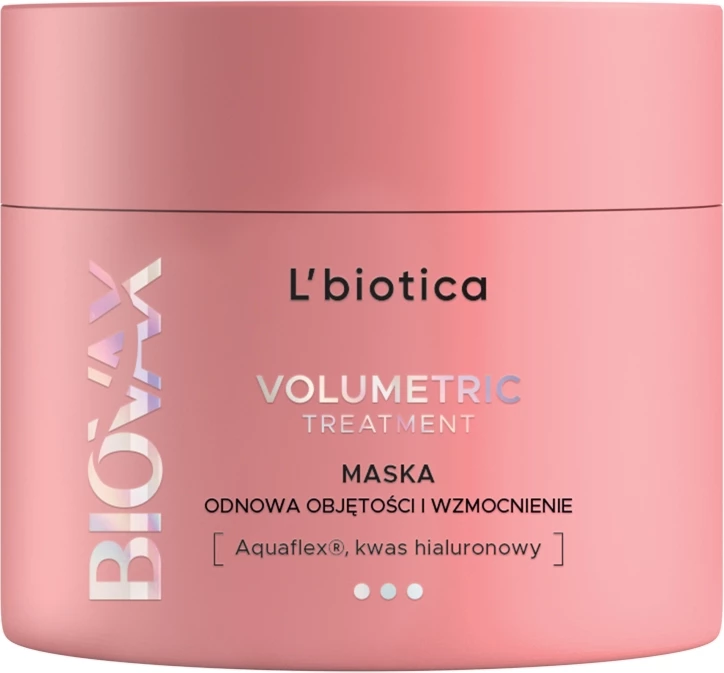 Maskë për flokë BIOVAX Glamour Volumetric Hair Treatment për femra 200ml